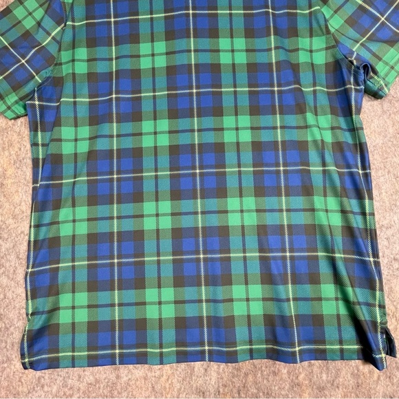 Chubbies Saint Andrew Plaid Tartan Country Club Preppy Golf Polo Shirt Sz L - Picture 10 of 16